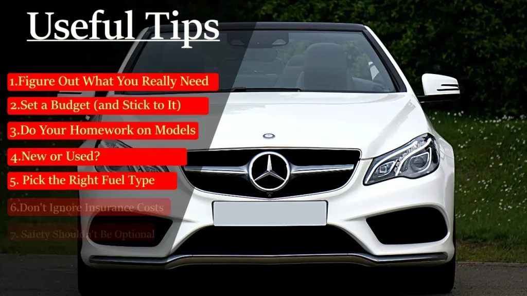 tips to consider before buying a car